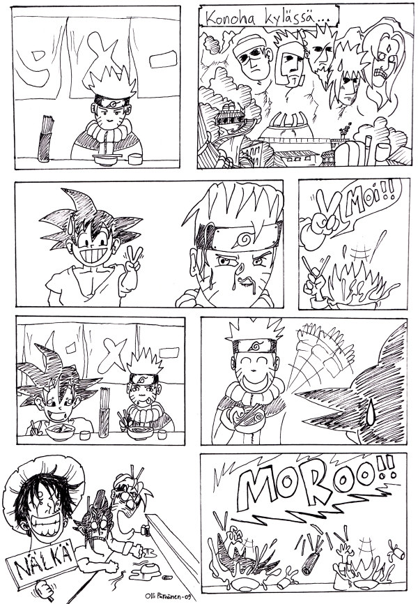 Nintendon järkkäämään manga piirroskisaan osallistuin tällä töherryksellä.